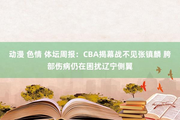 动漫 色情 体坛周报：CBA揭幕战不见张镇麟 胯部伤病仍在困扰辽宁侧翼
